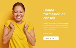 Vivez Un Coaching Heureux - Maquette De Site Web Créative Et Polyvalente