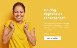 Éljen Boldog Coaching Boltsablon