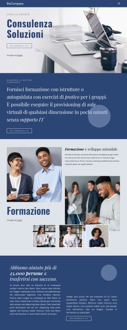 Formazione E Sviluppo Professionale - Semplice Costruttore Di Siti Web