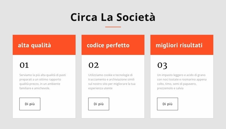 3 celle con gruppi Progettazione di siti web