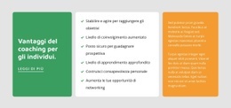 Mockup Di Sito Web Gratuito Per Coaching Per Gli Individui