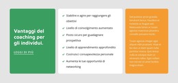 Coaching Per Gli Individui - Modello HTML5