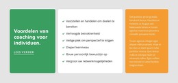 Coaching Voor Individuen - HTML5-Sjabloon