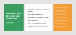 Coaching Voor Individuen - Websitesjablonen