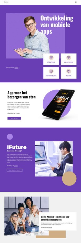 Kwaliteitsapp-Ontwikkeling - Sjablonen Website-Ontwerp