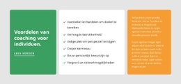 Een Exclusief Websiteontwerp Voor Coaching Voor Individuen