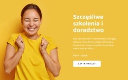 Żywy Szczęśliwy Coaching - Kreatywna, Wielofunkcyjna Makieta Witryny Internetowej