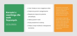 Ekskluzywny Projekt Strony Internetowej Dla Coaching Dla Osób Indywidualnych