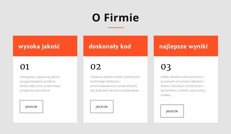 3 komórki z grupami Szablon Joomla