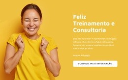 Designer De Site Para Coaching Feliz Ao Vivo