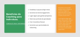 Coaching Para Pessoas Físicas - Modelos De Sites