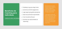 Coaching Para Pessoas Físicas - Modelo HTML5