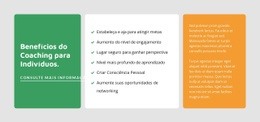 Coaching Para Pessoas Físicas - Modelo HTML5 Definitivo