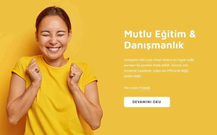 Canlı mutlu koçluk HTML5 Şablonu