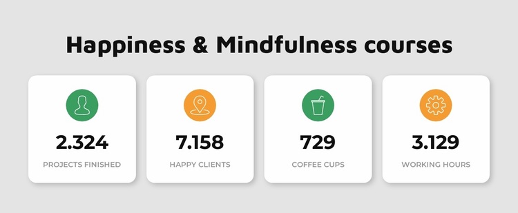 Happiness courses Website Design