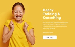 Live Happy Coaching Website Mockup