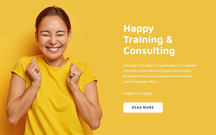 Live happy coaching Website Template