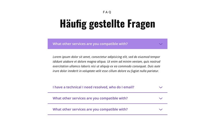 Die richtigen Fragen stellen Website design