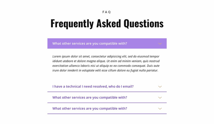 Asking the right questions Html Website Builder