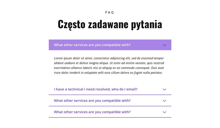 Zadawanie właściwych pytań Motyw WordPress