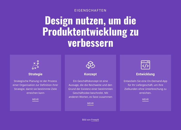 Mobile Lösungen für Unternehmen HTML5-Vorlage