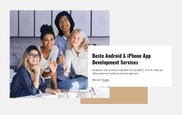 Plattformübergreifende Entwicklung - Benutzerdefiniertes Website-Design