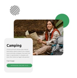 Camping Parc National - Modèle De Page HTML