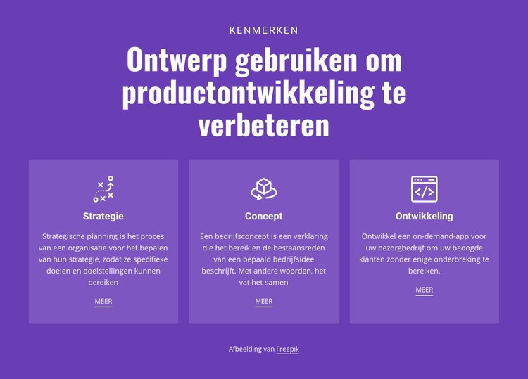 Mobiele oplossingen voor bedrijven Website Builder-sjablonen