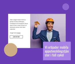 Malldemo För Helcykel Mobilapputveckling