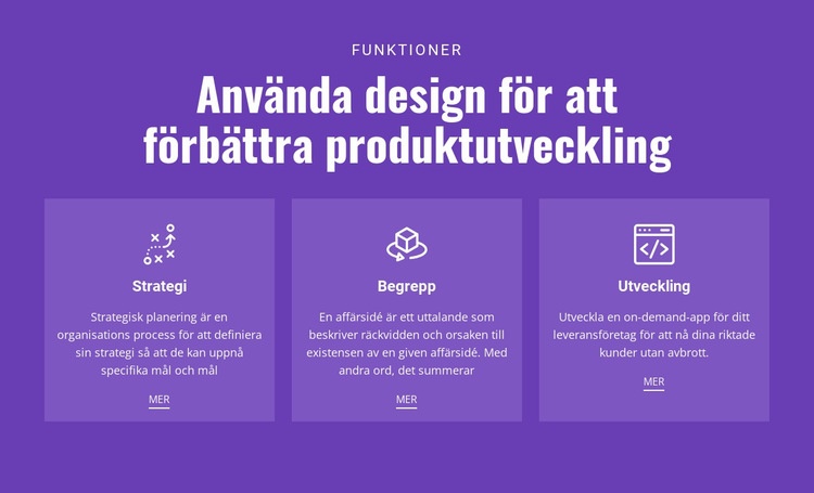 Mobila lösningar för företag Hemsidedesign