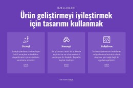 İşletmeler Için Mobil Çözümler - Tek Sayfalı Tasarım