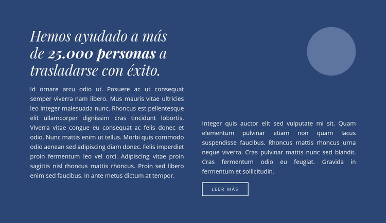 Texto con forma de círculo Plantilla HTML