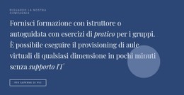 Testo E Pulsante Con Forma Modello HTML5 E CSS3