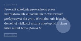 Tekst I Przycisk Z Kształtem - Projekt Strony Internetowej