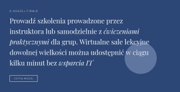 Tekst I Przycisk Z Kształtem Szablon HTML5 I CSS3