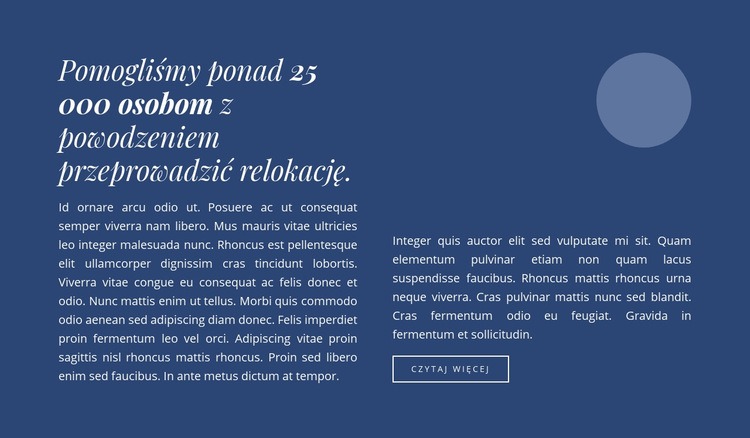 Tekst w kształcie koła Szablon HTML5