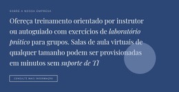 Texto E Botão Com Forma - Modelo HTML5 Para Download Gratuito