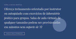 Texto E Botão Com Forma - Tema WordPress