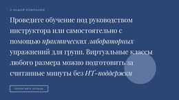 Текст И Кнопка С Формой – Тема WordPress