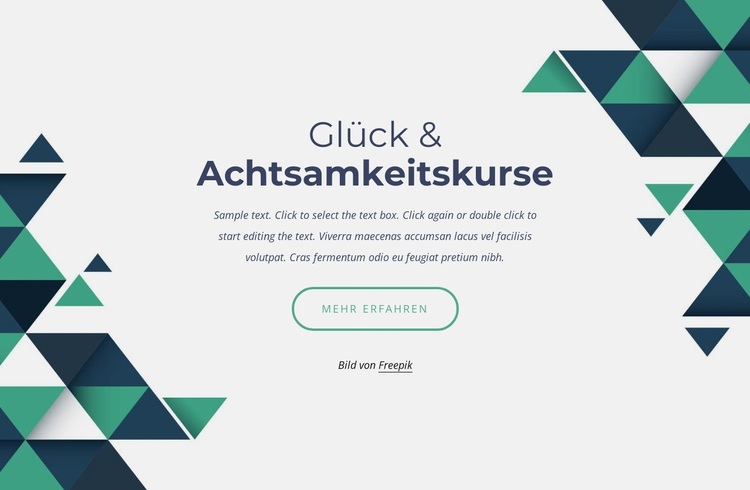 Glücks- und Achtsamkeitskurse WordPress-Theme