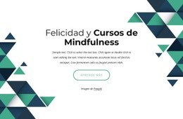 Cursos De Felicidad Y Mindfulness: Página De Destino Moderna