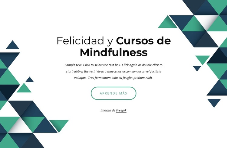Cursos de felicidad y mindfulness Tema de WordPress