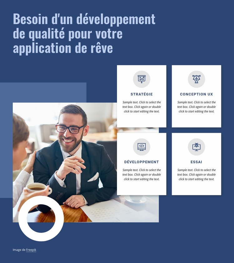 Développement de la qualité pour votre application Conception de site Web