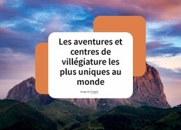 Page De Destination Exclusive Pour Nos Séjours Randonnées