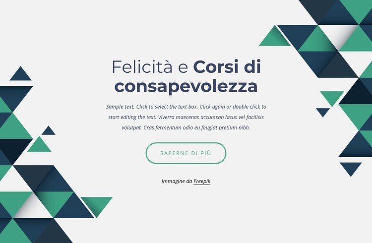 Corsi di felicità e consapevolezza Modello CSS