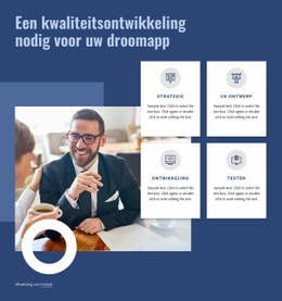 Kwaliteitsontwikkeling Voor Uw App - Sjablonen Website-Ontwerp