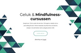 Geluk En Mindfulness Cursussen - Gratis Sjabloon