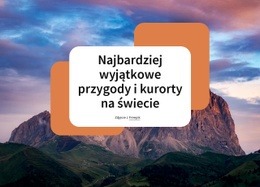 Nasze Wakacje Na Wędrówkach - Bezpłatna Makieta Witryny Do Pobrania