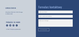 Blok Kontaktowy Z Formularzem - Inspiracje Do Projektowania Stron Internetowych