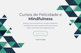 Design De Site Cursos De Felicidade E Mindfulness Para Qualquer Dispositivo